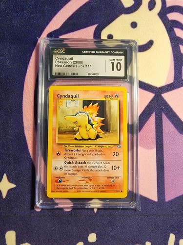 Cyndaquil (Unlimited) graded CGC 10 for sale on eBay