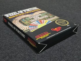 NES Nintendo WHEEL OF FORTUNE Complete CIB Box Game Black Round Seal Quality