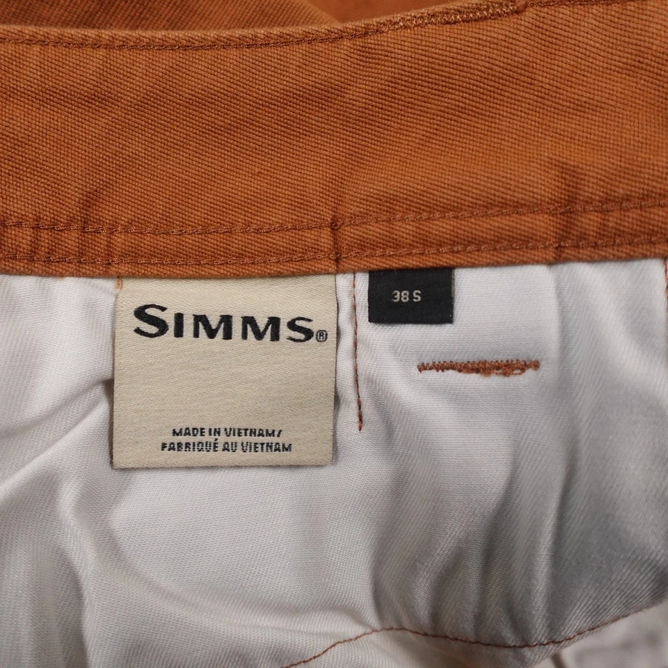 Pantalones Simms Gallatin Para Hombre 38S Naranja Óxido Algodón-Spandex Informales Pesca al Aire Libre Foto 3 de 4
