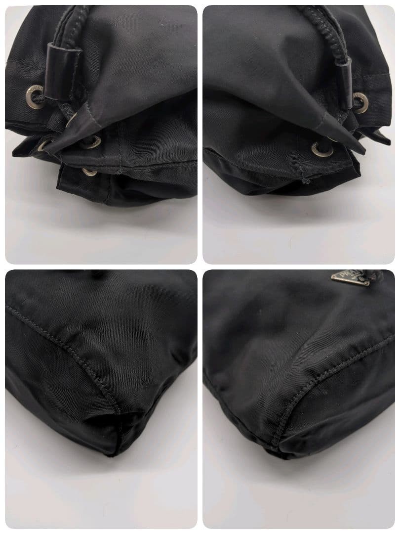 Prada Nylon Tessuto Pouch with Triangular Plate B… - image 8