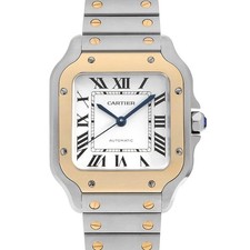 Cartier Santos de Cartier MM W2SA0016 second hand mens