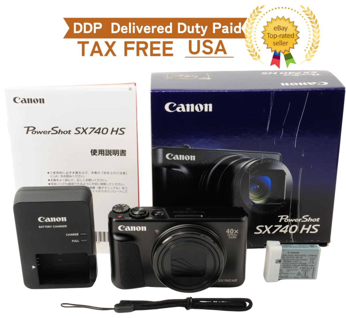 佳能PowerShot sx740 HS 数码相机| eBay