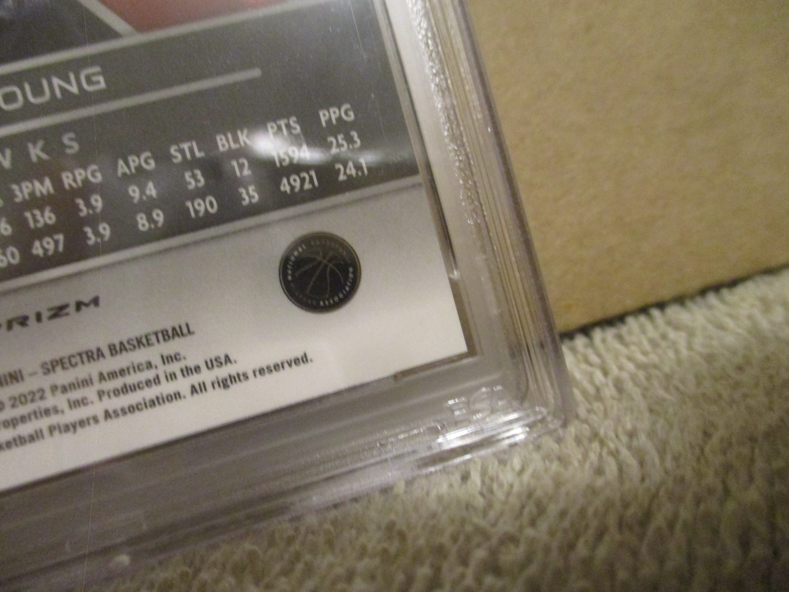 2021-22 PANINI SPECTRA BASKETBALL TRAE YOUNG #11 META 15/25 PSA 10 GEM MINT ATL view 18