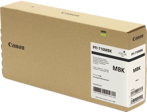 Original Canon Pfi-710Mbk Schwarz (Matt) Druckerpatrone 2353C001-image