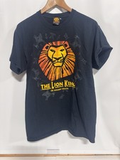 The Lion King T Shirt Med Black The Broadway Musical Disney Fast Shipping