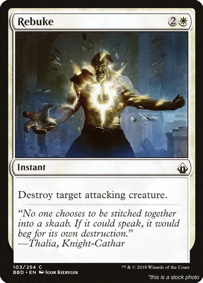 Rebuke (BBD 103) Normal, Battlebond, MTG - Image 1 of 1