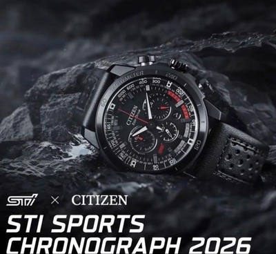 US/DDP】 Citizen x SUBARU STI SPORTS CHRONOGRAPH STSG26100010 2026