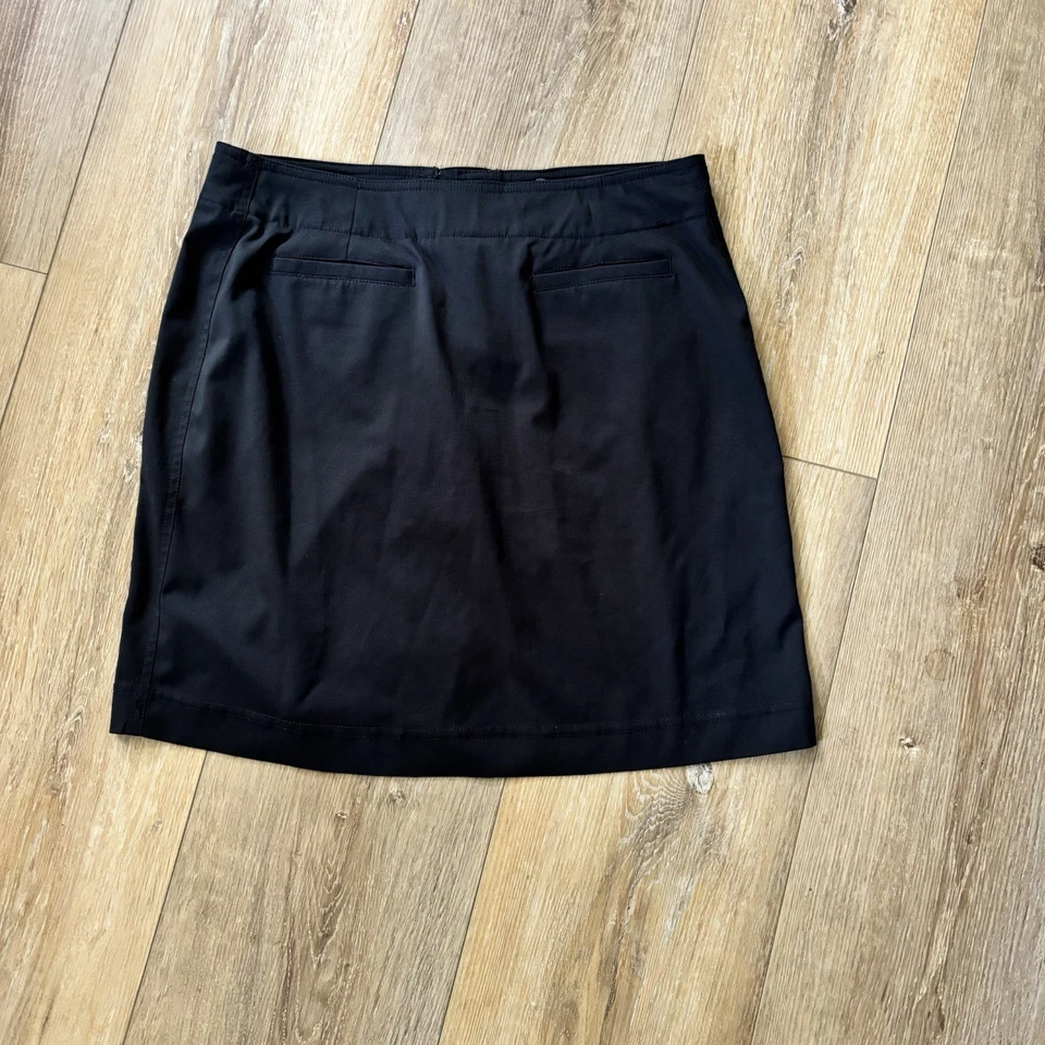 TAIL TECH Performance Skort Skirt Womens BLACK Athleisure Golf Pickleball SIZE 6 - Image 3 of 4