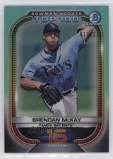 2021 Bowman Scouts Top 100 Aqua Refractor 11/125 Brendan McKay #BTP-16 0v3r