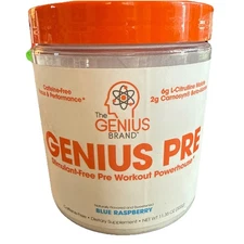 The Genius Brand, Pre Workout, Blue Raspberry