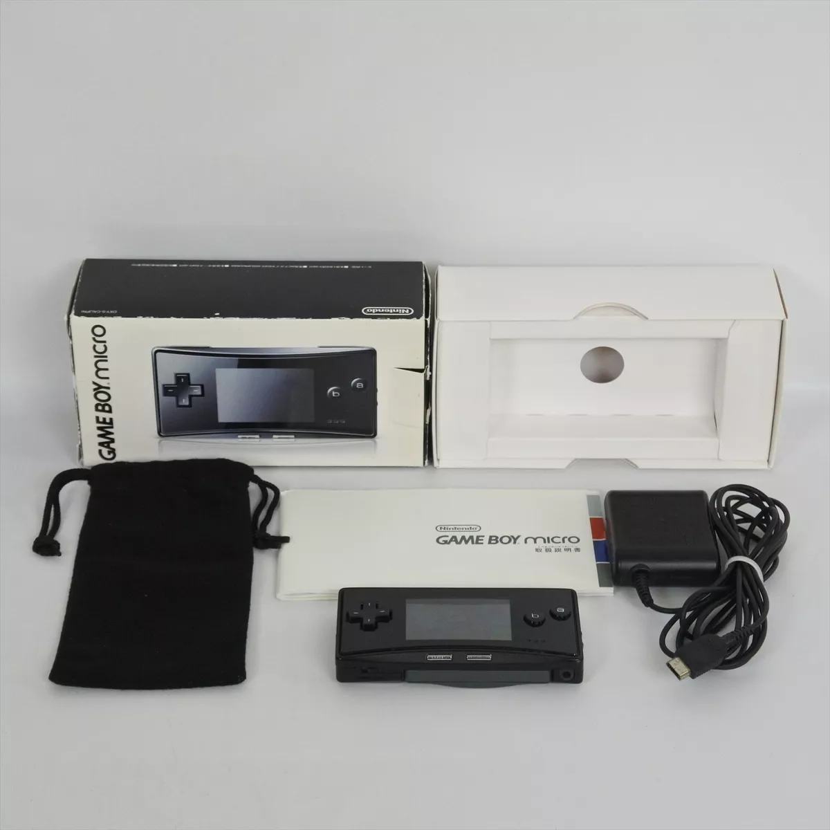 Game Boy MICRO Console BLACK OXY-001 Boxed Nintendo 10193988 gba