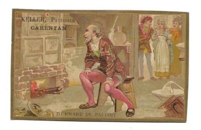 Bernard de Palissy -- Chromo Keller - Handelskarte