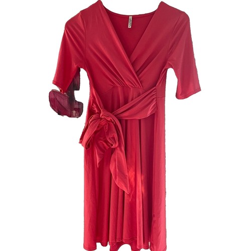 rodebjer orange dress Mango Donya Dress