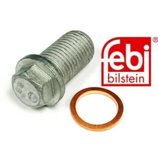 Febi Oil Drain Plug 111 997 03 30 + 14mm Seal Washer for Mercedes