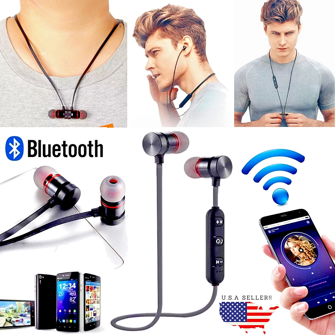 Bluetooth Audifonos Wireless Headphones Android iPhone Samsung