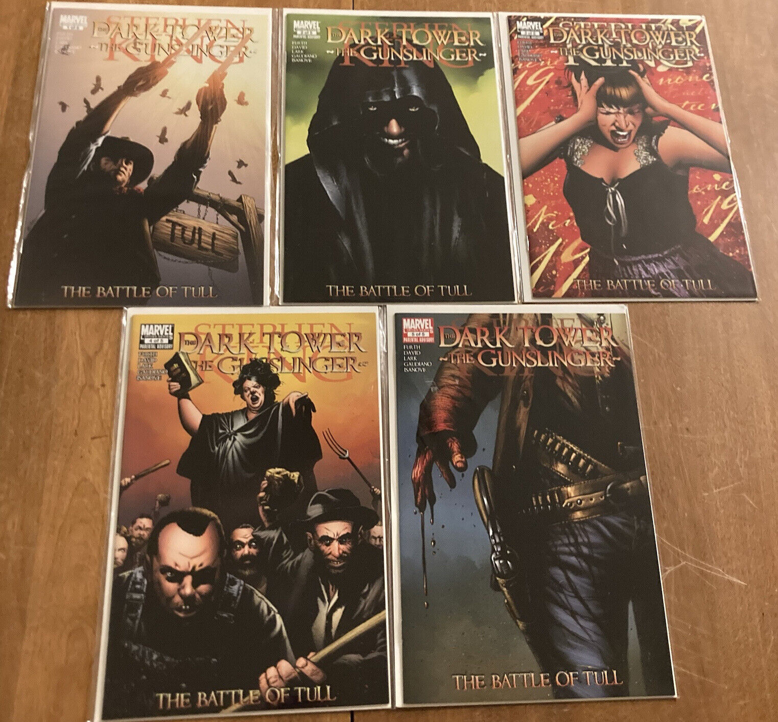 2012 Stephen King- The Dark Tower Gunslinger 1-5 Lot of 5 Marvel Comic Books