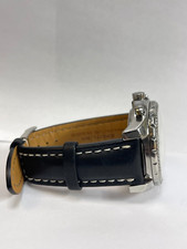 Breitling Bentley 6.75 A44362 48 mm Silver Dial Chronograph Leather Watch 4