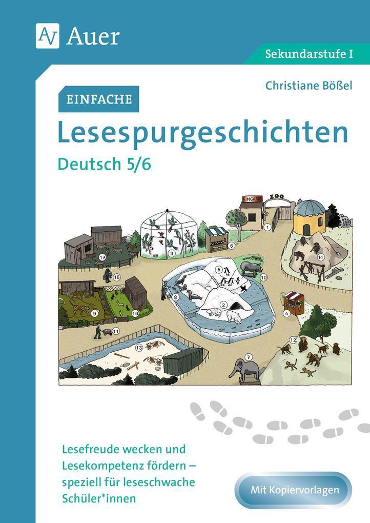 Thumbnail - Einfache Lesespurgeschichten Deutsch 5-6 | Christiane Bößel | 2020 |