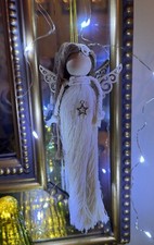 Xmas Angel Macrame Handmade Ornament