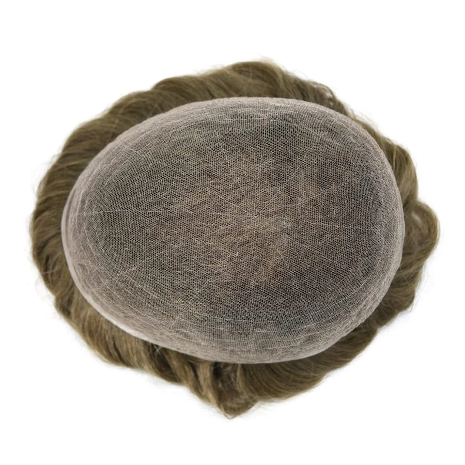 Полностью Швейцарская Кружевная Система Замены Волос Для Мужчин Швейцарских Кружевных Мужских Парикмахеров - Изображение 4 из 4