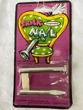 NEW Old Stock  1997 Trick Carpenters Nail Novelty Gag Gift Joke Prank Magic NEW