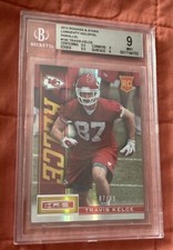 2013 Panini Rookies & Stars #192 Travis Kelce Longevity Holofoil #87/99 BGS 9