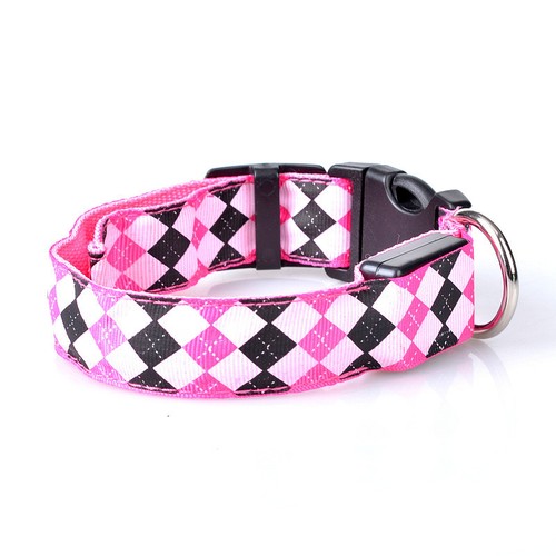 LED Glow Collar Dog Puppy Pet Flashing Light Safety Glow In The Dark FAST POST - Picture 19 of 81