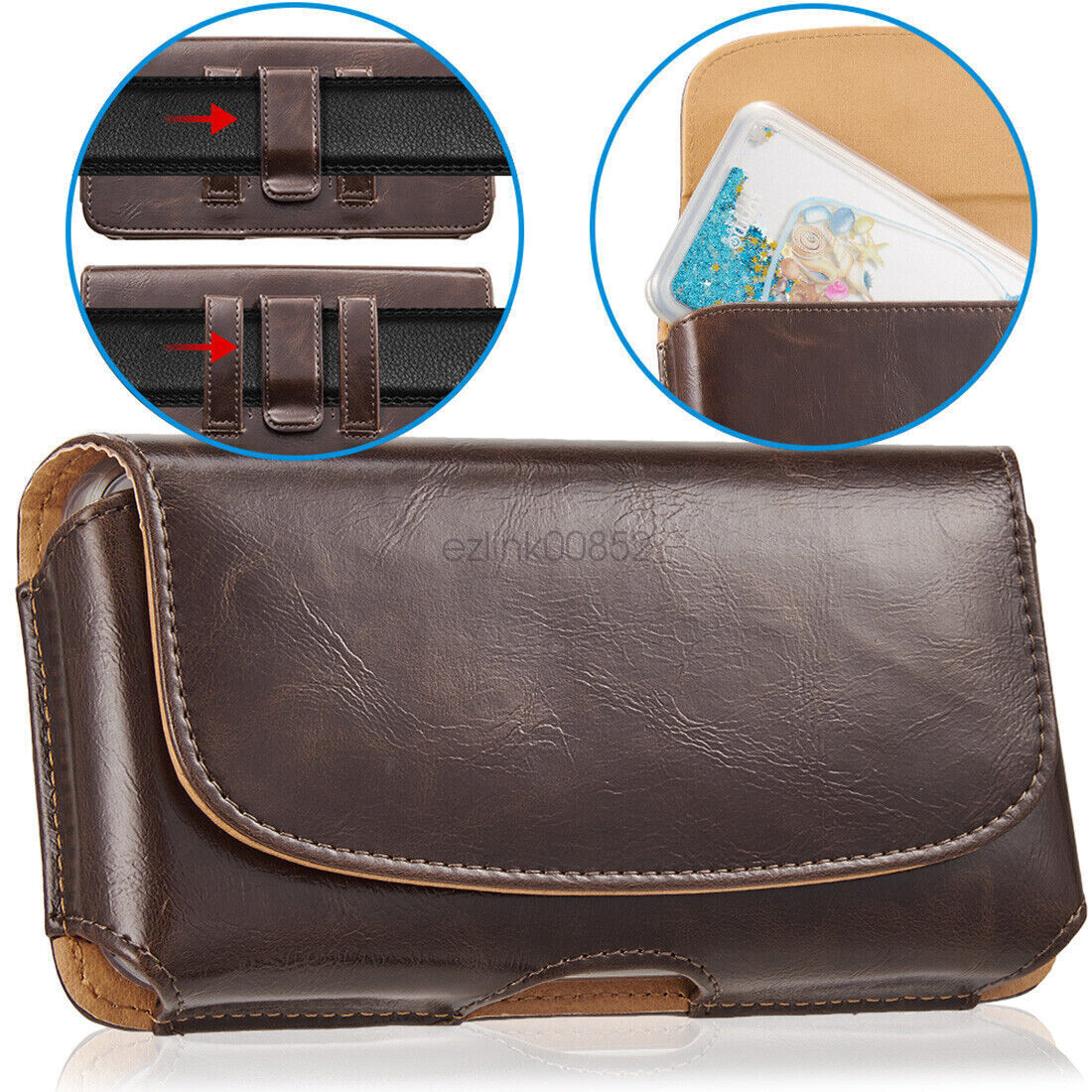 Mobile Phone Case Cover Holder Pouch Flip Belt Clip for Apple