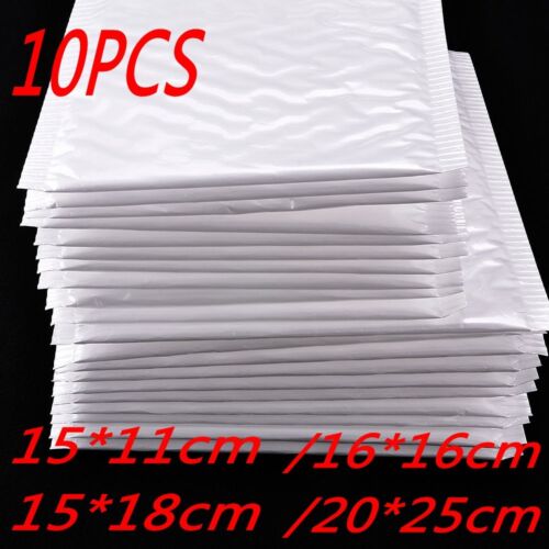 10pcs NEW Poly Bubble Mailers Self Seal Padded Shipping Bags Package Envelopes - Picture 1 of 22