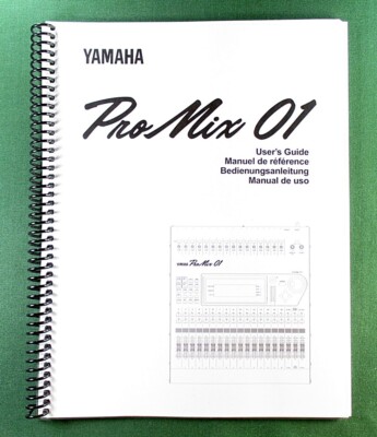 Yamaha ProMix 01 Instruction Manual: 154 Pages & Protective Covers!