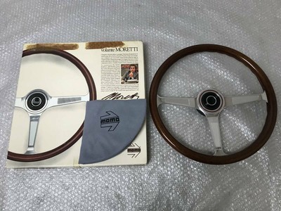 Momo Volante Moretti Moretti 390mm Wood Steering Wheels Handle Jdm From Japan Ebay