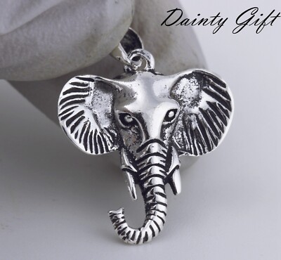 Women Men Girl Boy 925 Sterling Silver 19 mm Animal Silver