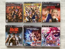 SONY PS3 Dead or Alive & Tekken 6 & Hybrid & Arcana Heart 3 set