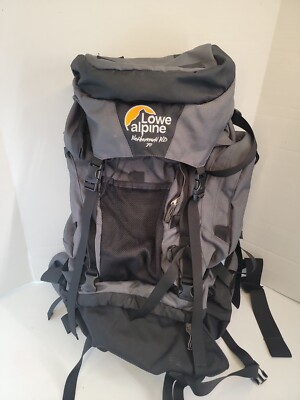LOWE alpine Netherworld ND 70 GRAY AND BLACK BACKPACK Hiking Outdoor