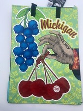 Trader Joe's Reusable Tote Bag STATE of Michigan Reuse NEW WITH TAGS