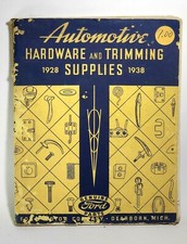 Ford Restoration Parts Manual Book Hardware Standard Trimming Supplies