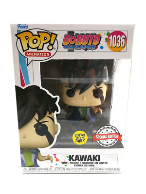Boruto Naruto Funko Pop 1036 Kawaki Special Edition Glow in the Dark Anime NEU
