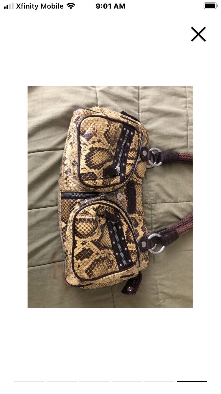 Versace Python Handbag - image 5
