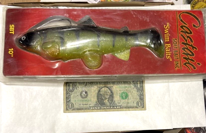 1 ct. 10" SBT CASTAIC soft plastic swimbaits lures Muskie baits eBay