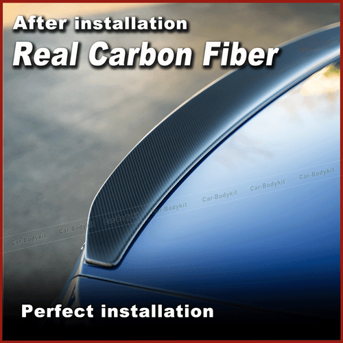 Carbon Heckspoiler Kofferraum Spoiler Lippe Passt für BMW 5er G90 G99 M5 2024-25 - Picture 5 of 12