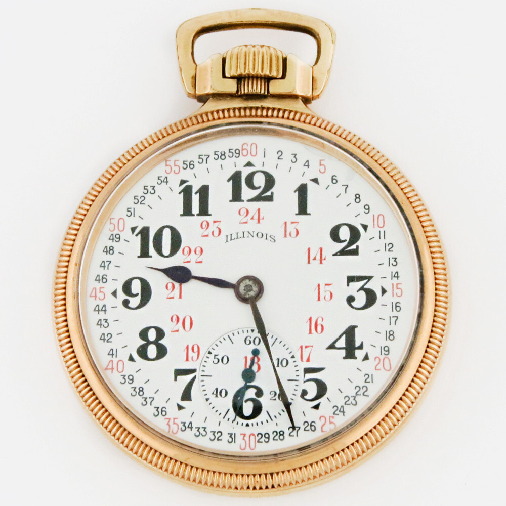 Illinois Watch Co 16s 23j OF Bunn Special Mod 11 Montgomery Dial