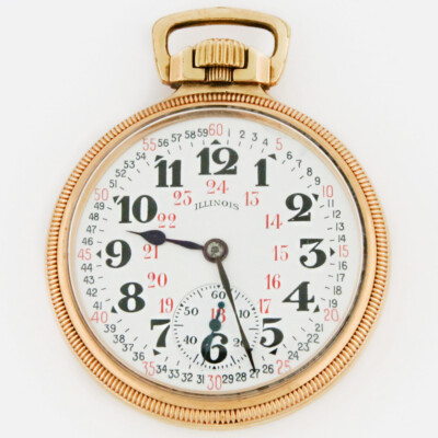 Illinois Watch Co 16s 23j OF Bunn Special Mod 11 Montgomery Dial