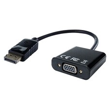 DP TO VGA Adapter DisplayPort (Male) to VGA (Female) Converter Active 26-0700