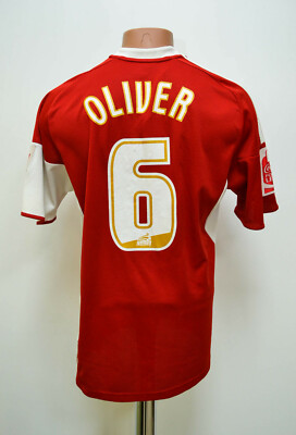 MIDDLESBROUGH 2009/2010 HOME FOOTBALL SHIRT ADIDAS OLIVER #6 SIZE