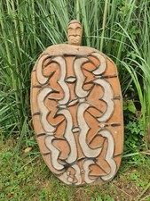 Sagoschale der Asmat aus Papua in Neuguinea ca. 83x45 cm Sagobrett (855)