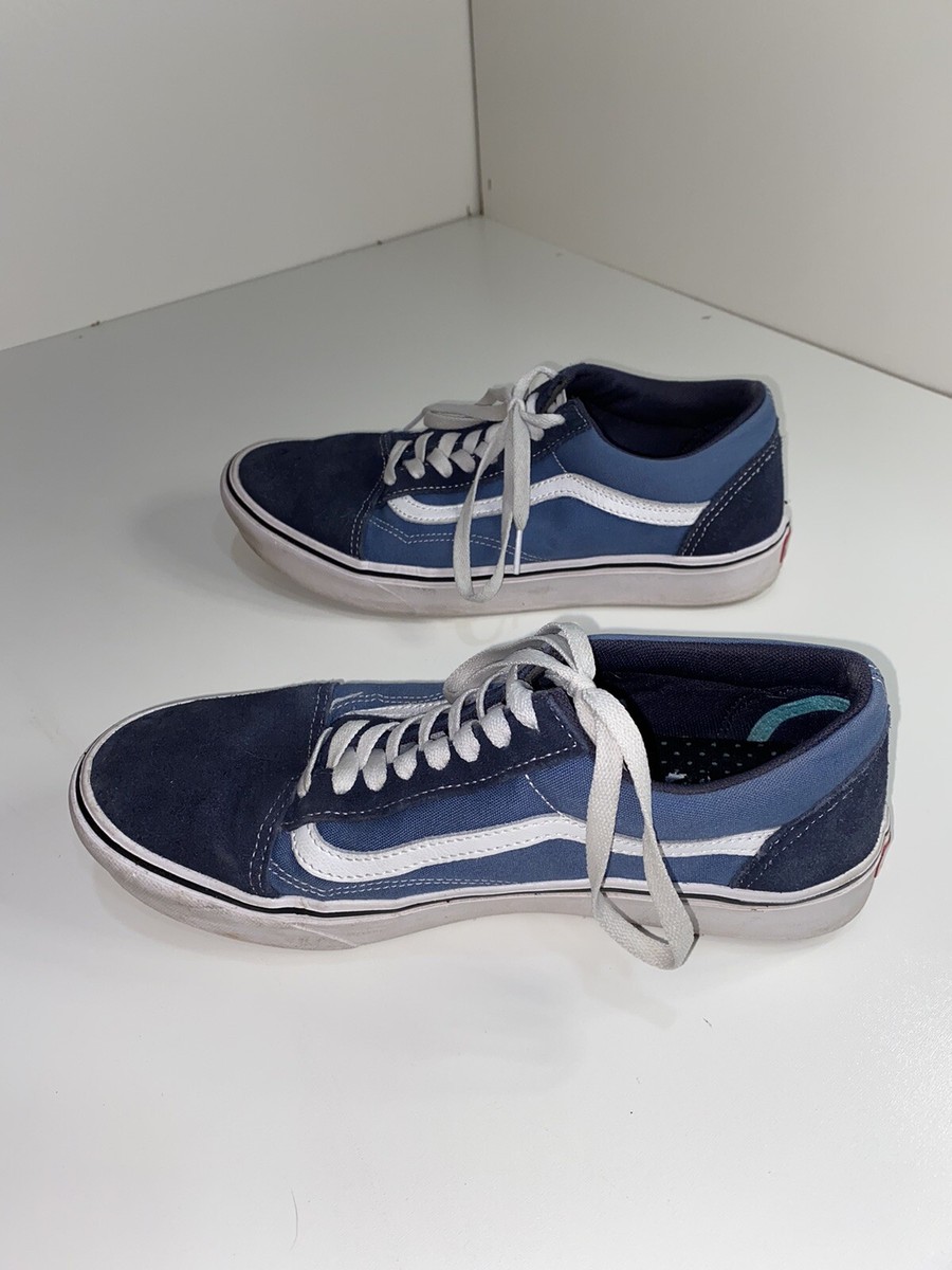 Vans Sneakers Mens 8 Era 721356 Blue Suede‎ Skate Casual Athletic Shoes Vans Pro Mens Sk8 Skate Shoes Blue Suede Toe 721356 Lace Up  main image 2