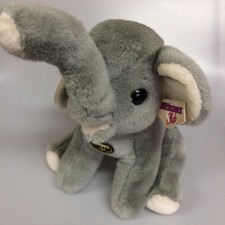 Stuffed Animal Elephant Sitting 30cm Large Teddy Soft Toy Althans Club 00620