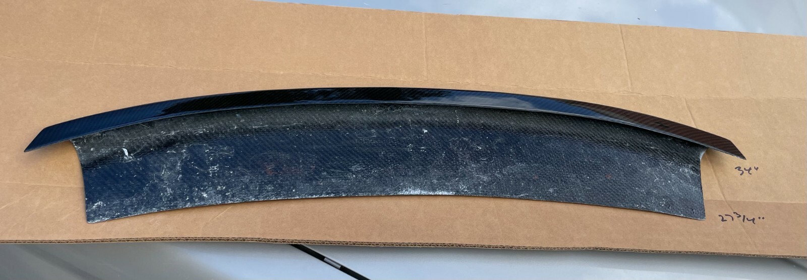 2014-19 Lamborghini Huracan 610-4 center Front Lower Spoiler Carbon Fiber USA 