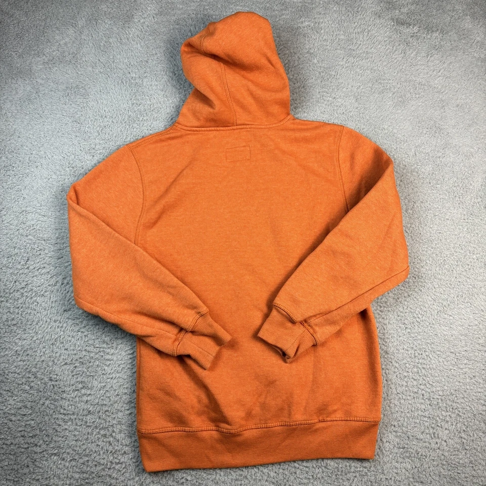 LUCKY BRAND youth fleece lined logo hoodie tie dye orange Large 14/16 - Image 2 of 4