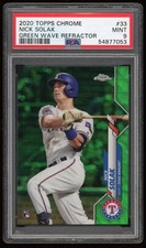 2020 Topps Chrome - NICK SOLAK Rookie (RC) #33 - PSA 9 GREEN WAVE REFRACTOR /99